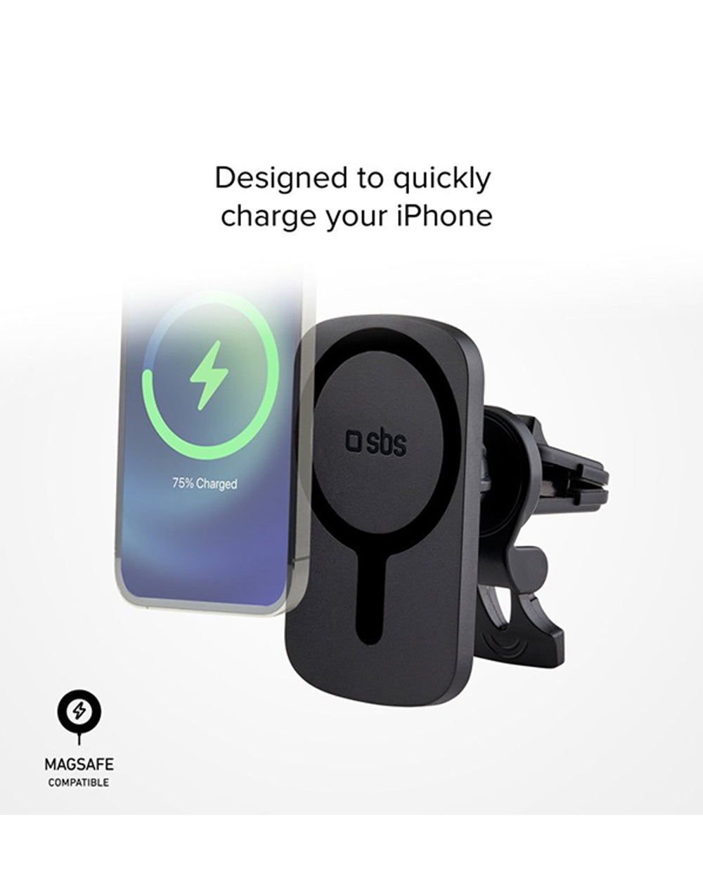 SBS Supporto Magsafe Car Charger 15W