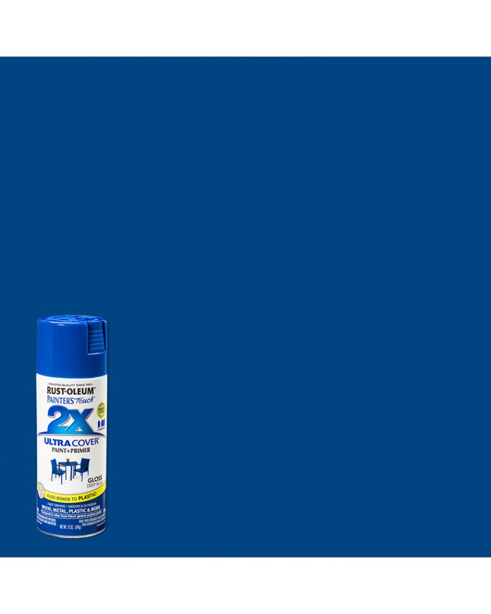 RustOleum PT 2X Ultra Cover Gloss Deep Blue 12Oz
