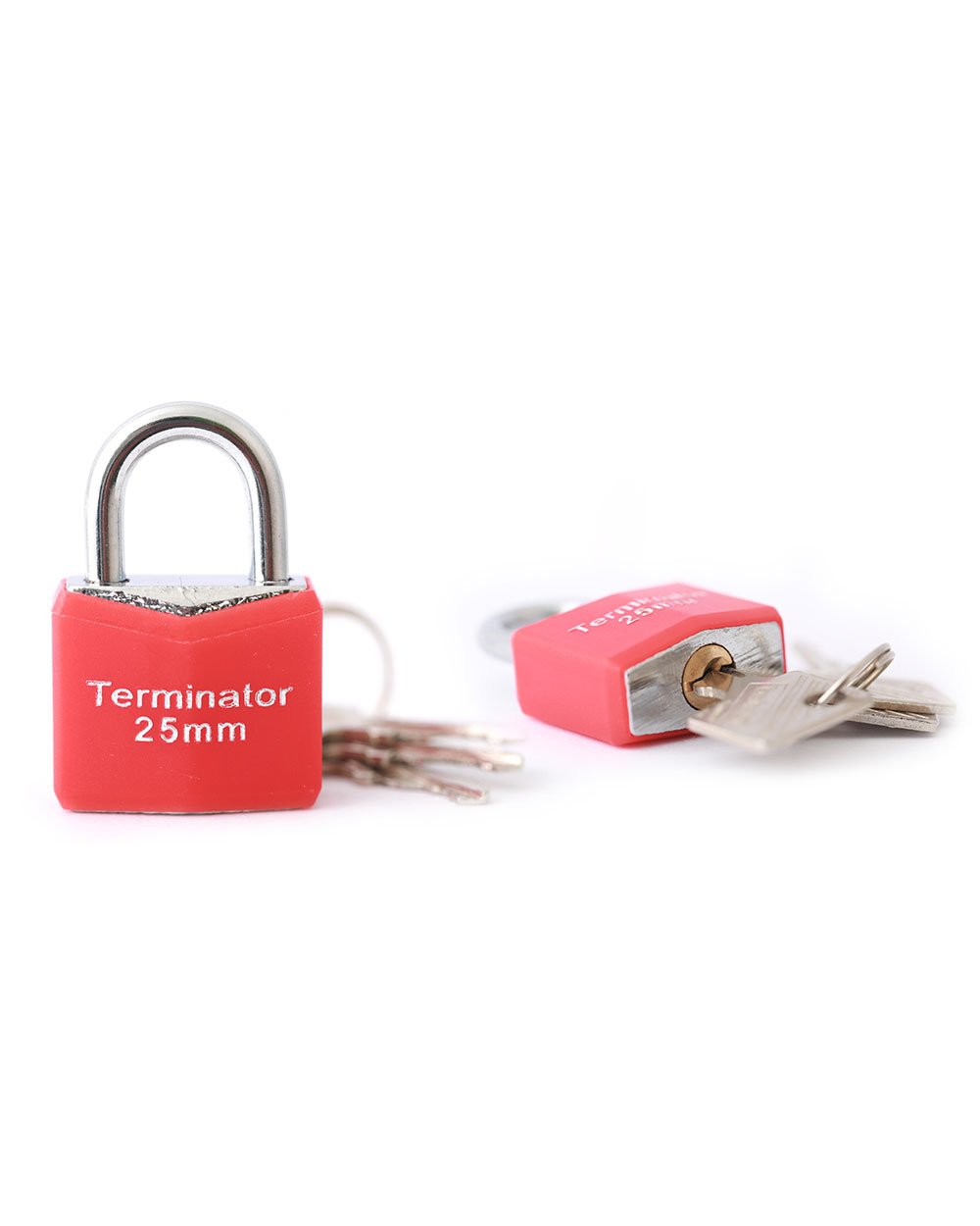Terminator brand Pad Lock 25mm Red