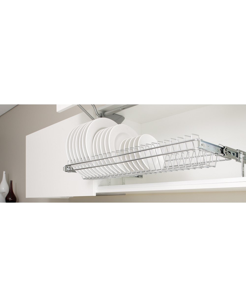 Tansel Single Rack Plate Pull Out Drawer with Slides L 500 x H 100 x W 250 mm