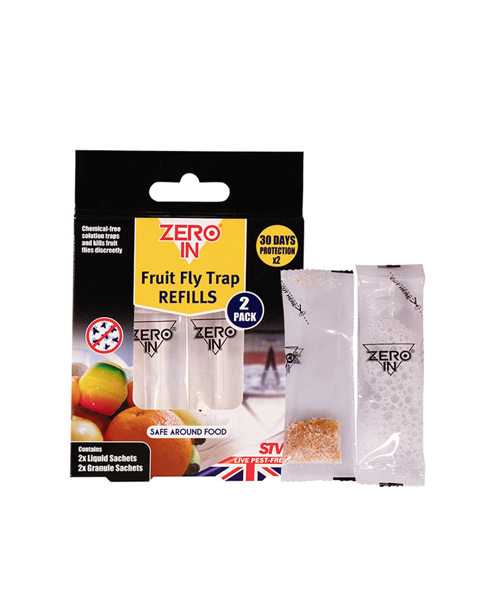 Zero In Fruit Fly Trap Refill Twinpack