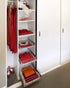 Tansel Wardrobe Pull Out Drawers with Slides L 646 x 150 x W 485 mm