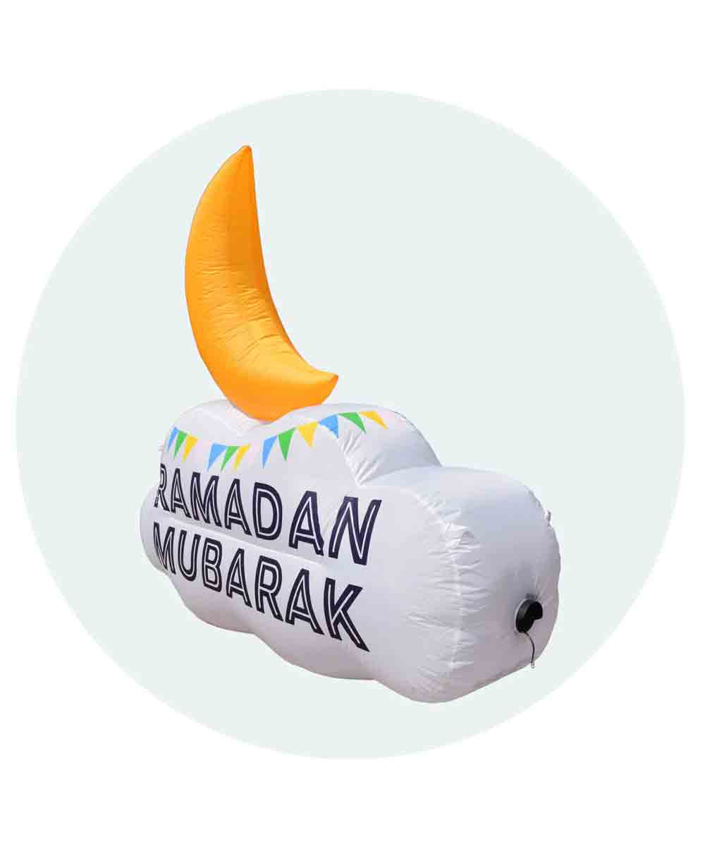 Reversible Crescent Ramadan & Eid Outdoor Inflatable