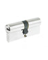 Yale 1000 Series Double Euro Profile Cylinder Dimple Key 30+30 Satin Nickel