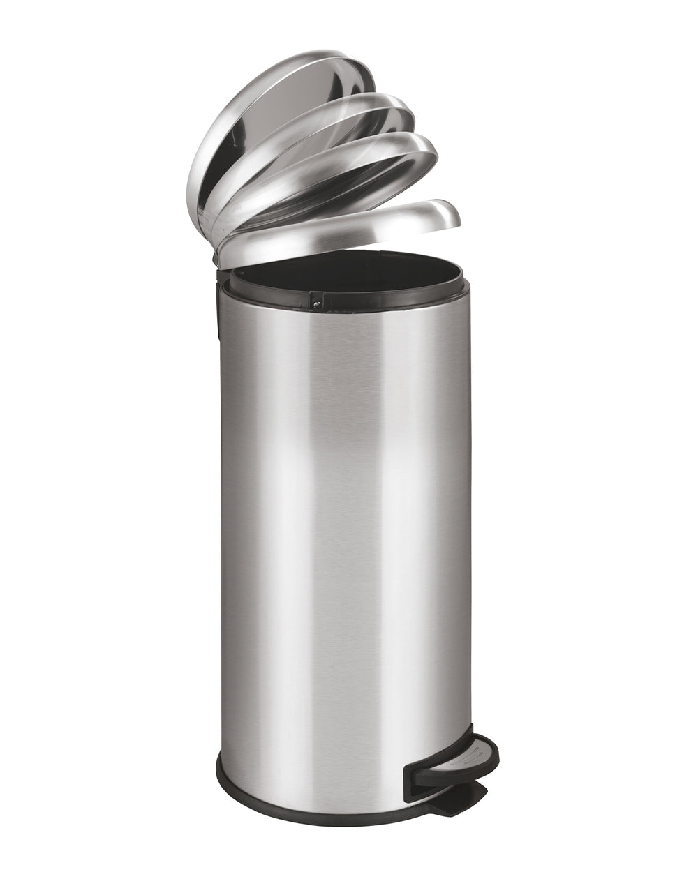 Wenko Pedal Bin Leman Easy Close 30 Liter Stainless Steel