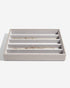 Stackers Classic 5 Compartment Necklace Box Taupe