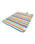 Vista Outdoor Picnic Blanket Aqua Blue/Multi Stripes