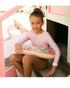 Swim Essentials Pink Blossom Printed Swimring 55cm