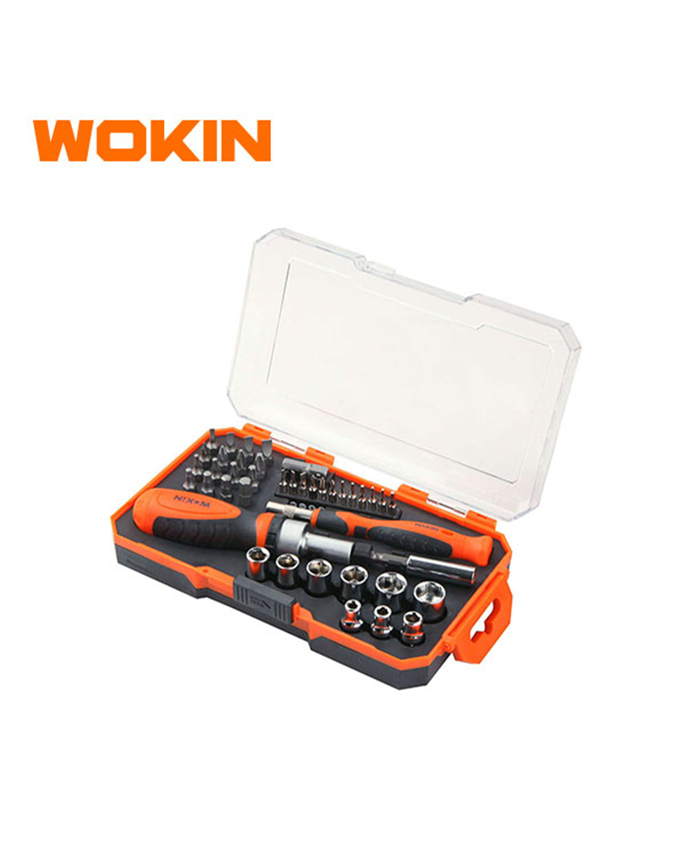 Wokin 42 Piece Bit,  Ratchet Screwdriver & Socket Set