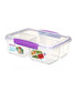 Sistema Quad Split To Go 1.74L Purple Clip