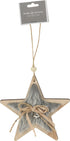 Homesmiths Hang deco Wood 9cm Assorted Design Pack of 1