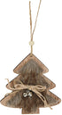 Homesmiths Hang deco Wood 9cm Assorted Design Pack of 1
