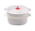 Snips Microwave 2 Tray Dish Steamer 4 Liter