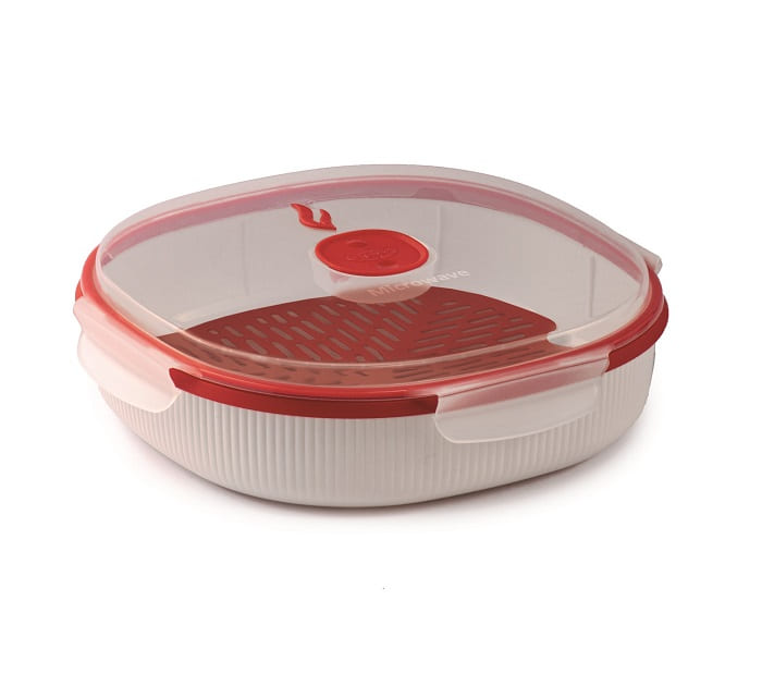Snips Microwave Airtight 1Tray Dish Steamer 2 Liter