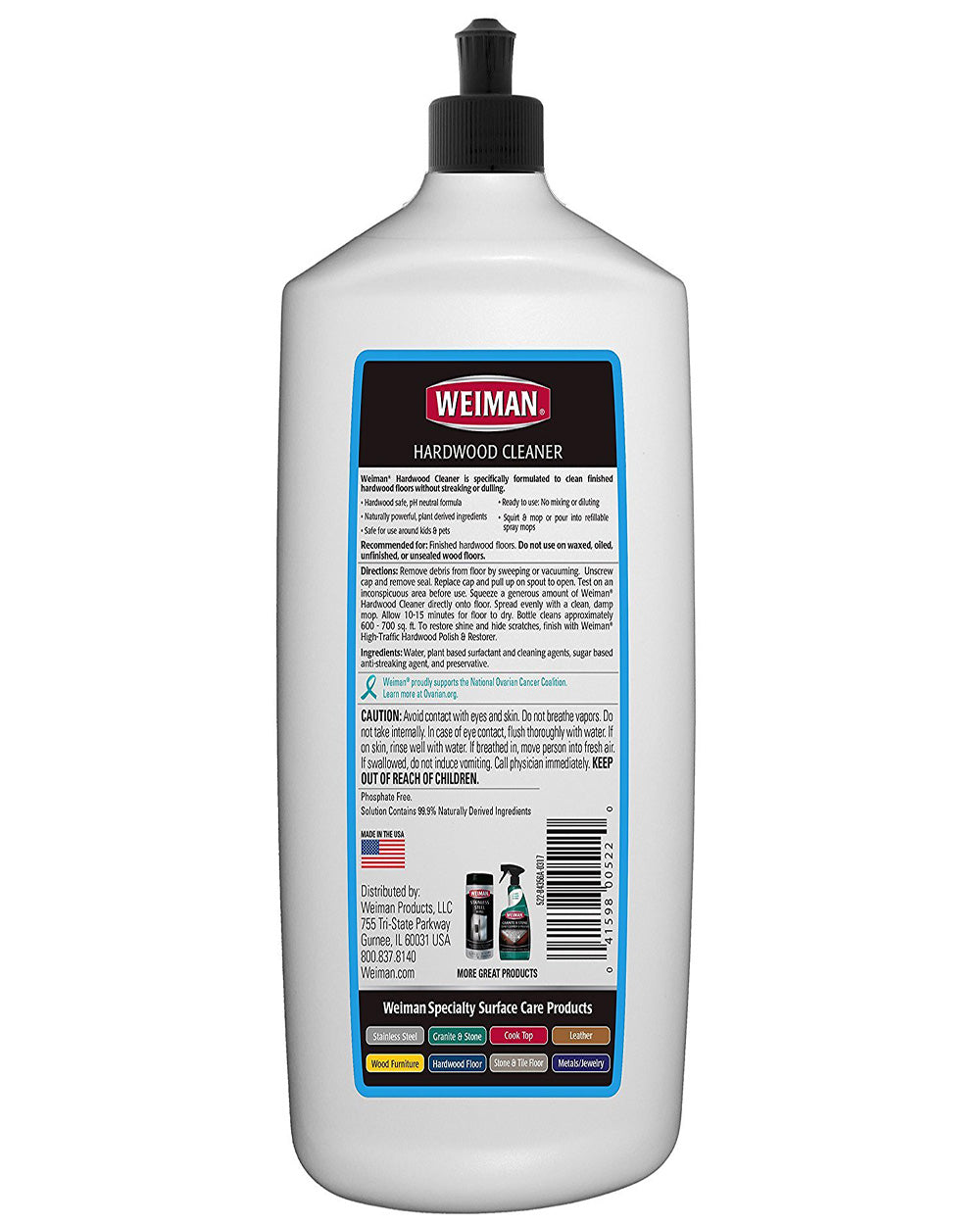 Weiman Hardwood Floor Cleaner 32 Ounce