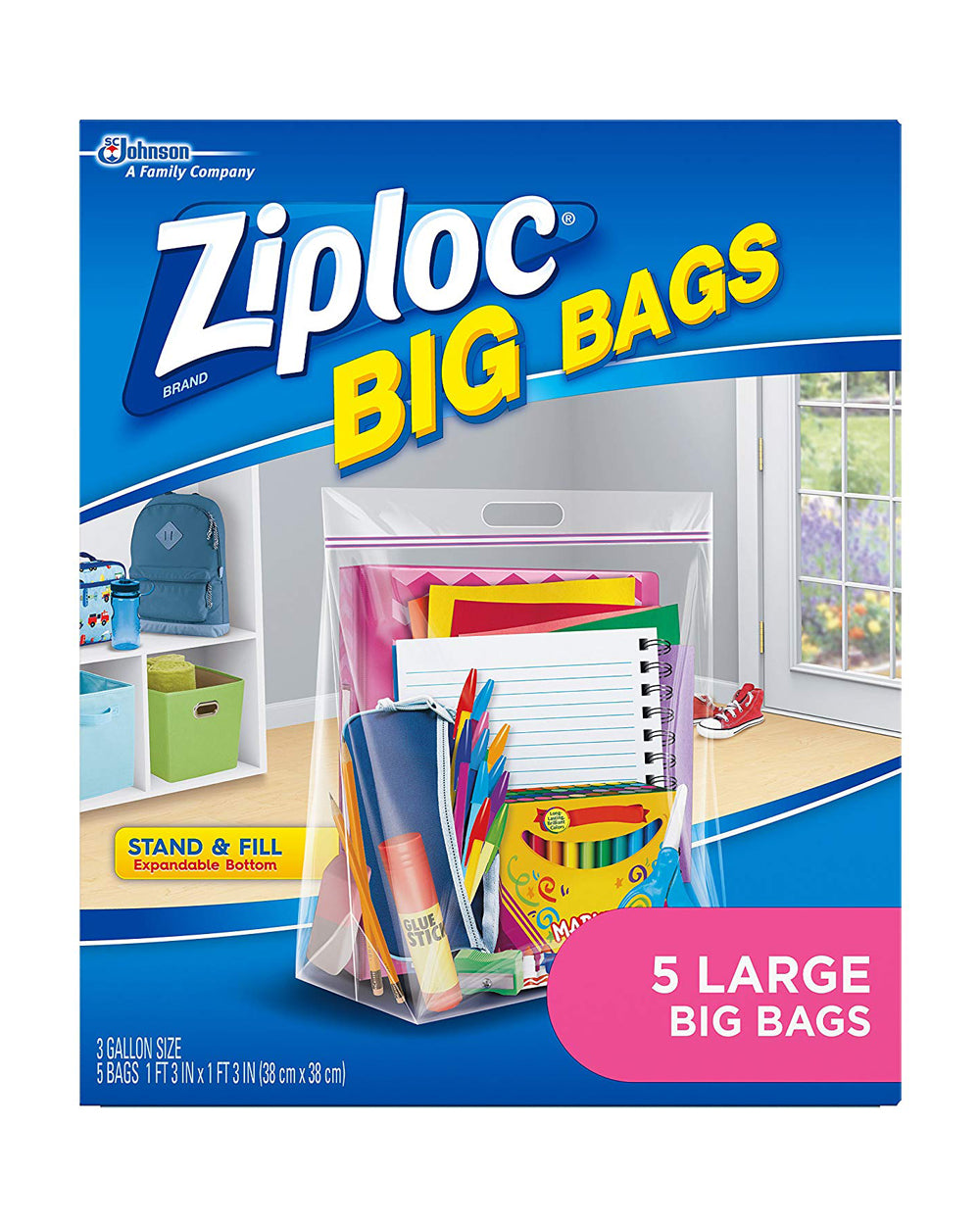 Ziploc HD Big Bag Pack of 5