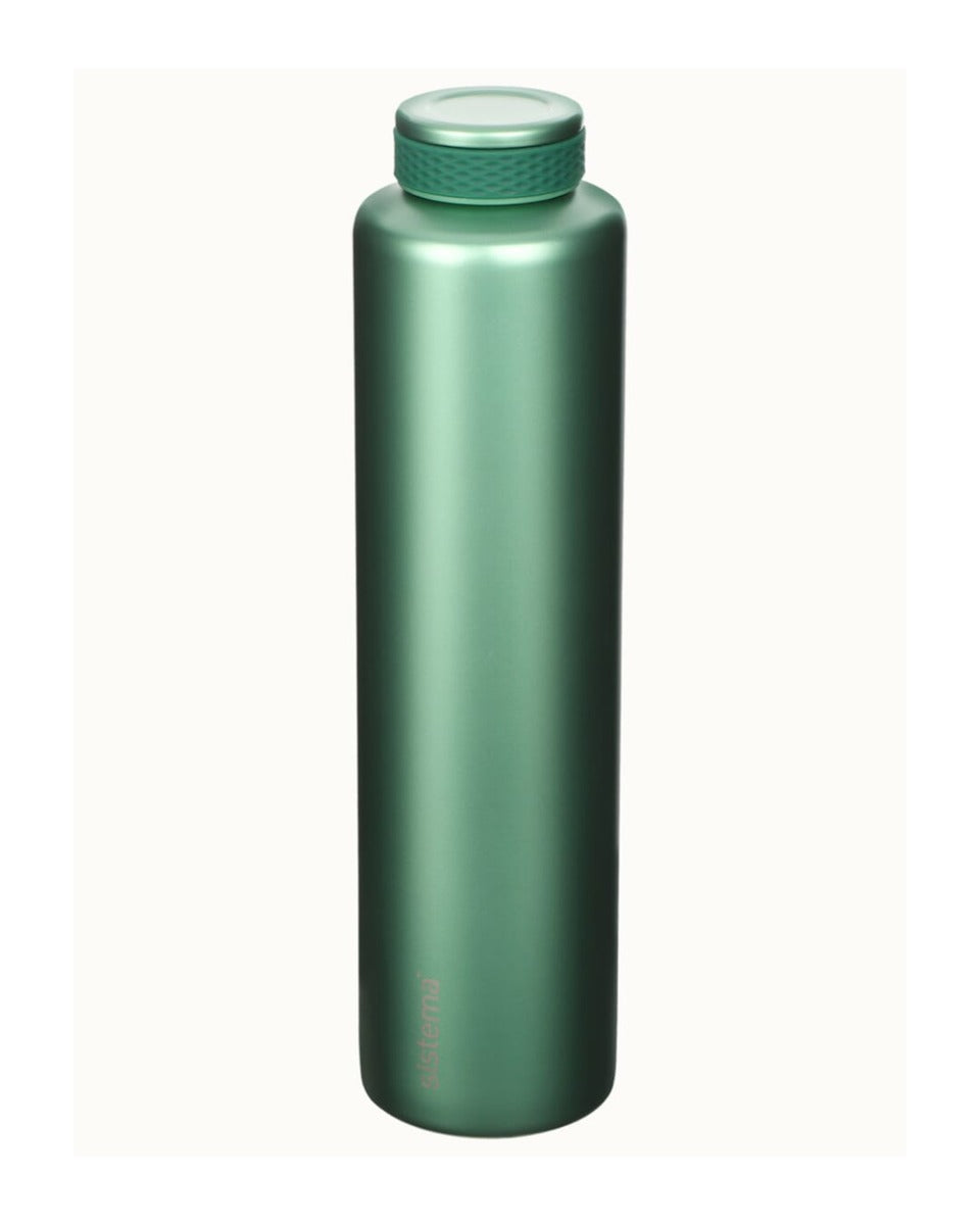 Sistema 600ML Chic Stainless Steel Bottle Green