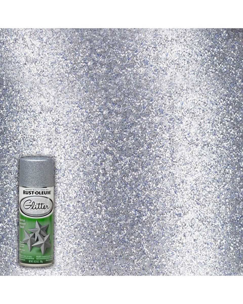 RustOleum Glitter Silver 10.25 Oz
