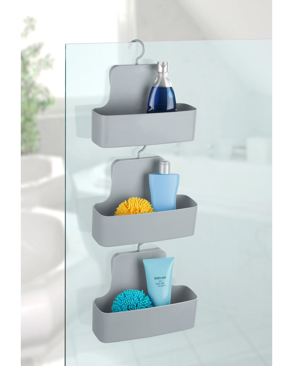 Wenko Shower Caddy Barcelona Grey