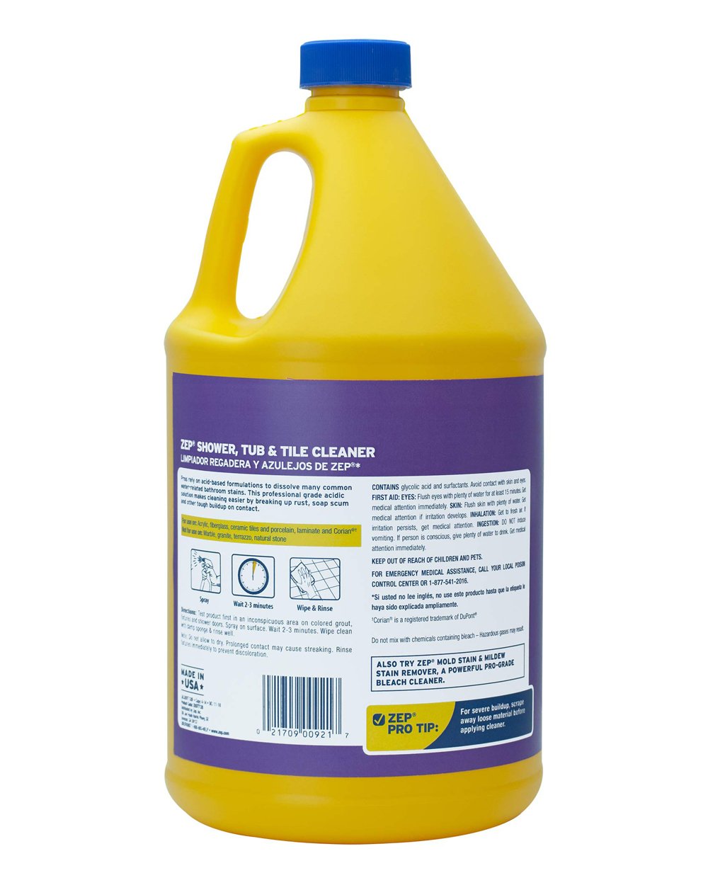 Zep 1 Gallon Shower Tub & Tile Cleaner