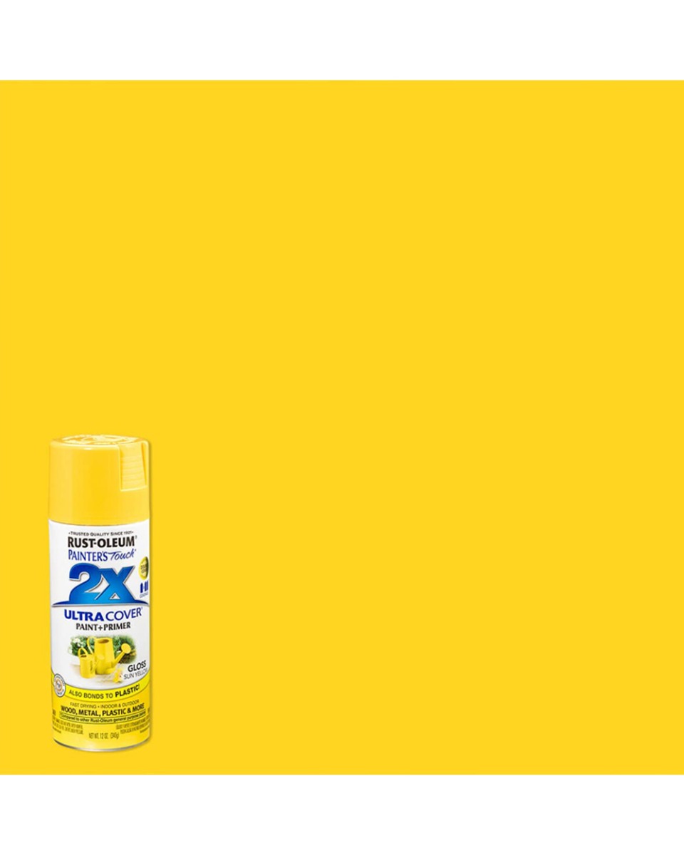 RustOleum PT 2X Ultra Cover Gloss Sun Yel 12Oz