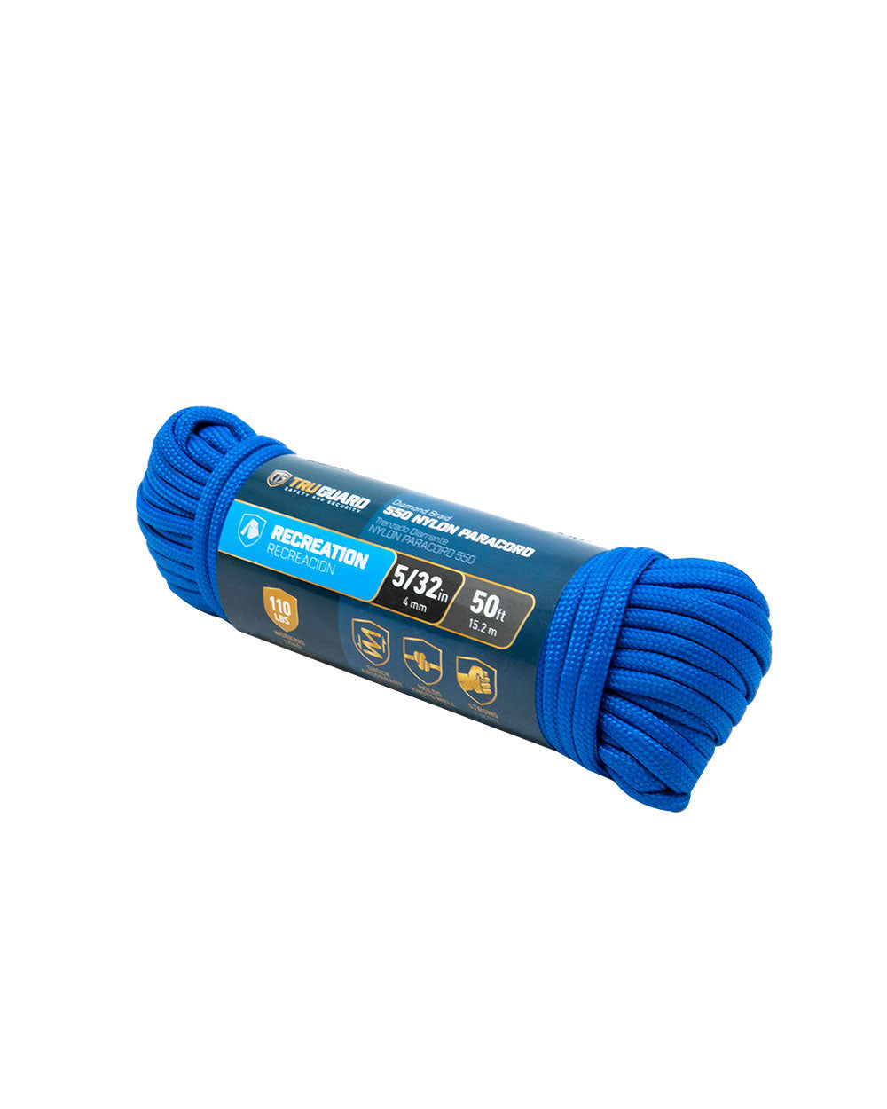 Tru-Guard 5/32"x50' Blue Paracord