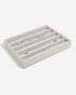 Stackers Classic 5 Compartment Necklace Holder Oatmeal