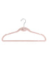 Wenko Flocking Hangers Lady 7 Pieces Rose
