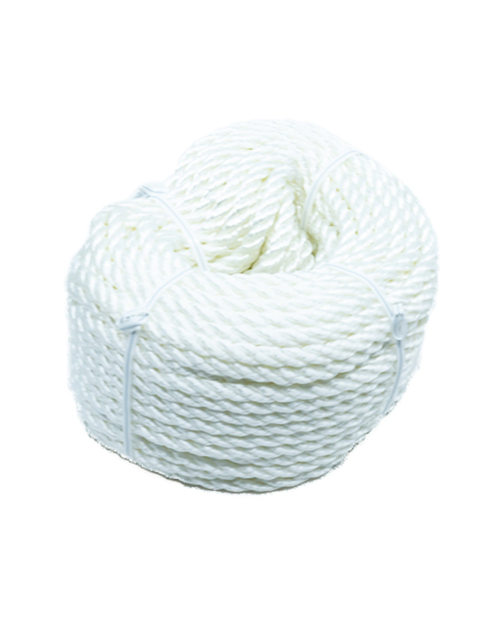 Wellington Cordage 1/4"x100' White Nylon Rope