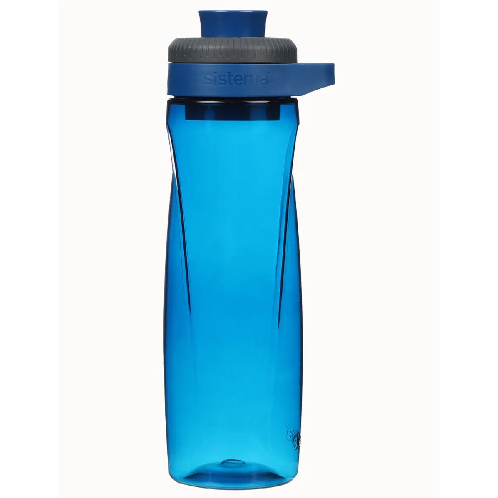 Sistema 900ML Twist n Chug lid Bottle Blue