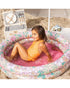 Swim Essentials Pink Blossom Printed Children's Pool 100cm 2 Rings