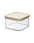 Rosanna Pansino Recycled Plastic Crisp 6 x 6 inch Bin with Wood Lid