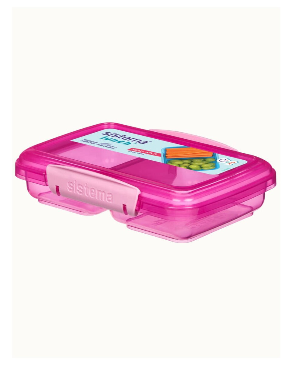 Sistema Small Split Lunch 350ml Pink