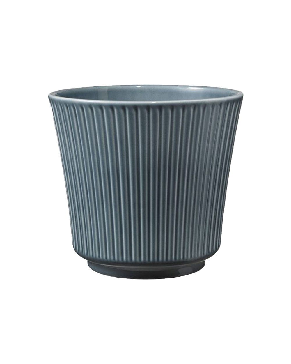 SK Delphi Flower Pot 16cm Blue Grey