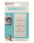VELCRO HANGables Removable Wall Fasteners Squares 8 Count White