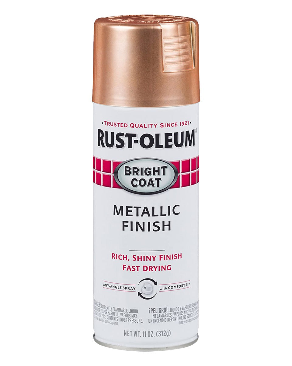 RustOleum Stops Rust Bright Coat Spray Paint 11Oz Metallic Copper