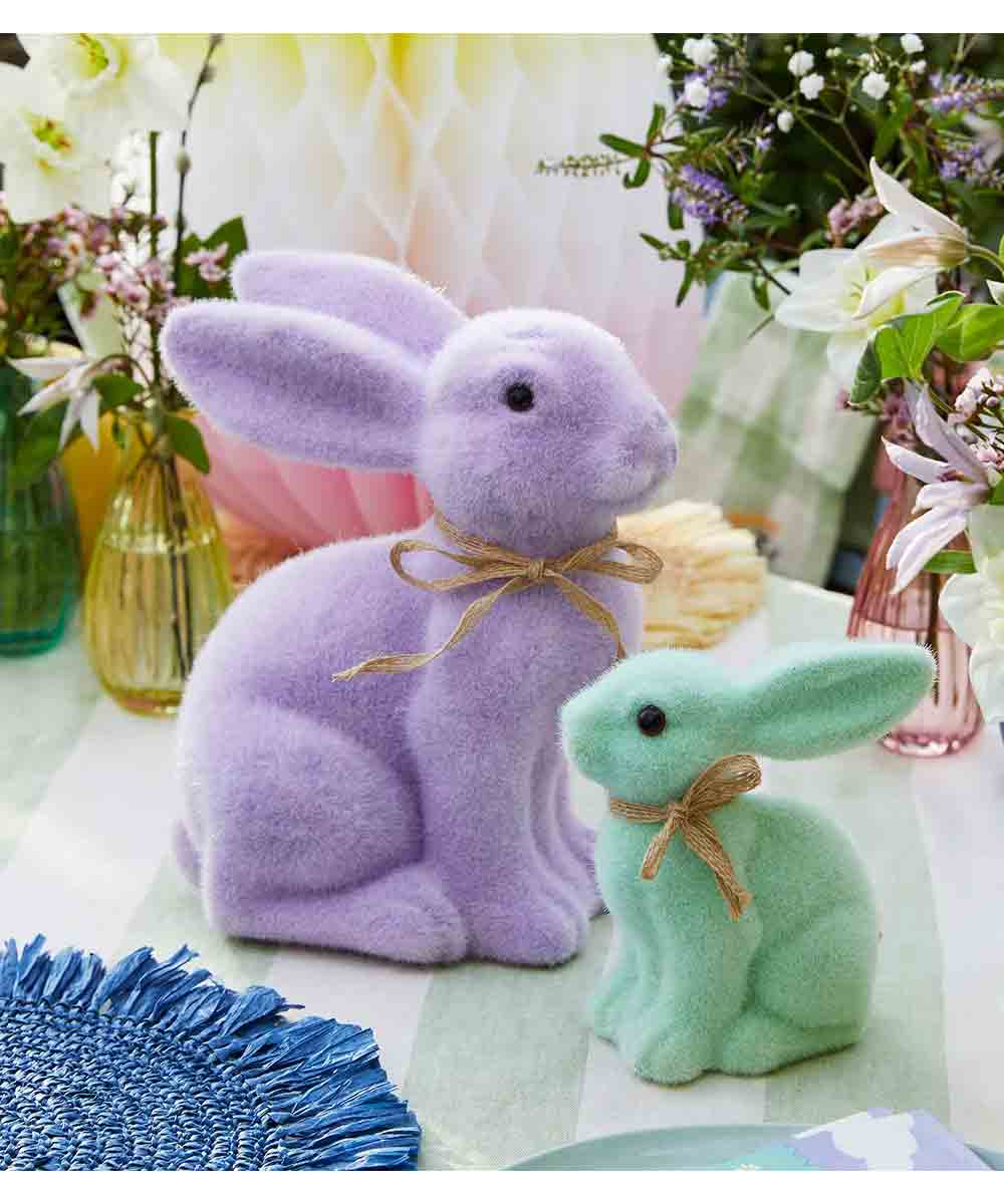 Talking Tables Spring Bunny Lilac Grass Bunny Decoration 25cm