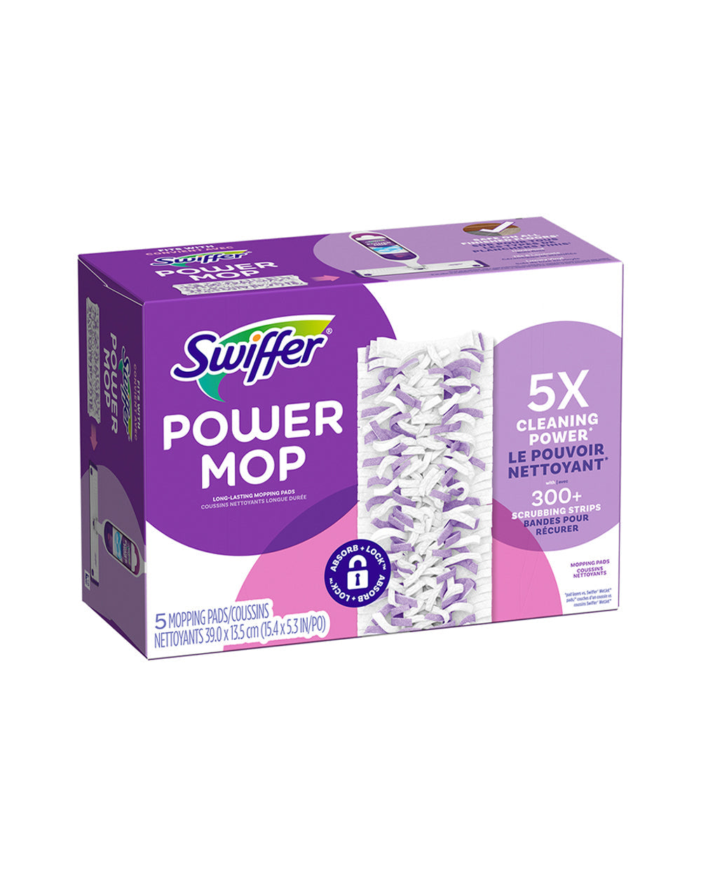 Swiffer Power Mop Pad Pack Of 5