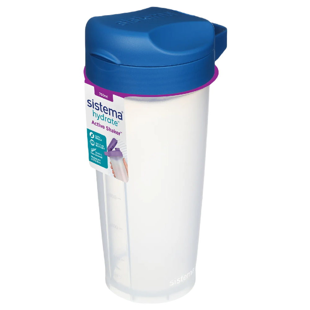 Sistema 750ML Active Shaker Blue