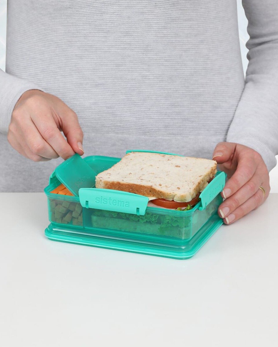 Sistema Snack Attack Duo 975ML Teal