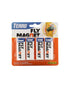 Terro T510 Fly Magnet Sticky Fly Paper Trap Pack of 4 White