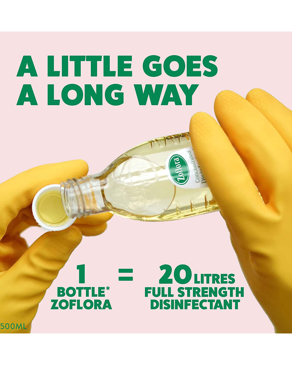 Zoflora 500ML Lemon Zing Plus 500ML Rose Noir