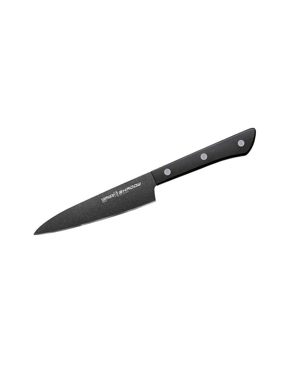Samura Shadow Utility Knife with Black Non Stick Coating 4.7 inch