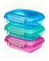 Sistema Rectangular Lunch Colored 3 Pack 200ML