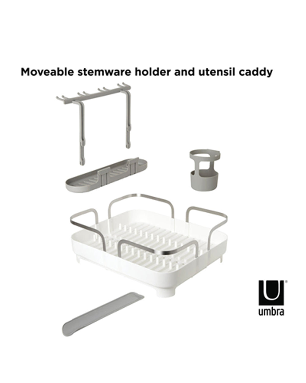 Umbra Holster Dish Rack White