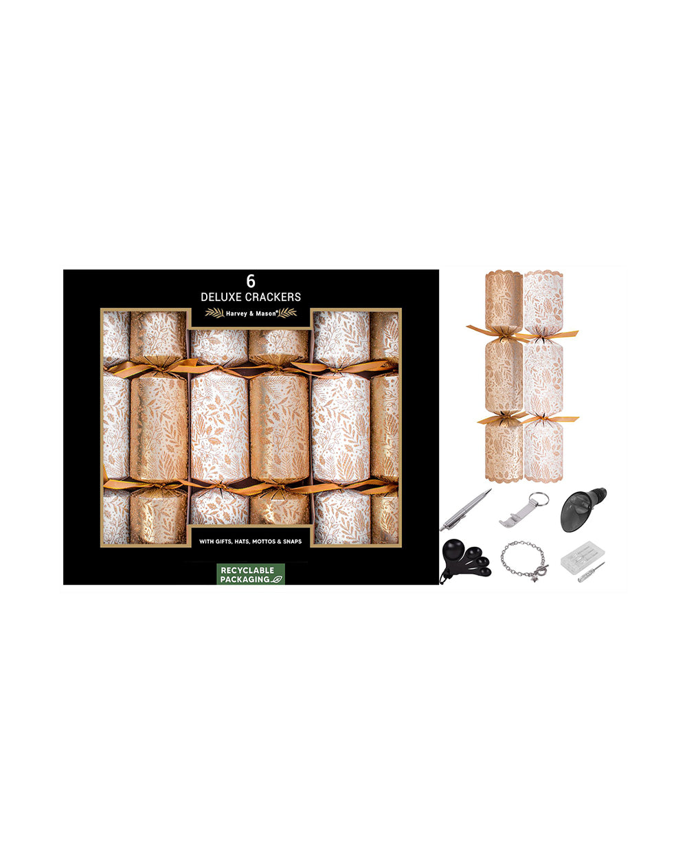 RSW 6 Deluxe Glitter Leaf 13.5 inch Crackers