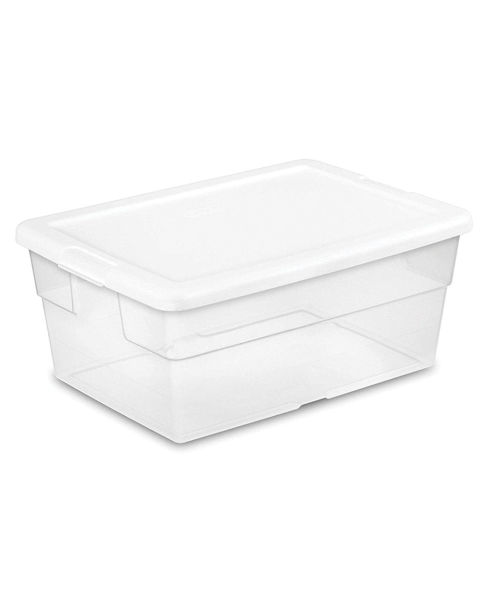 Sterilite Plastic Storage Lid Box - 16 Quart