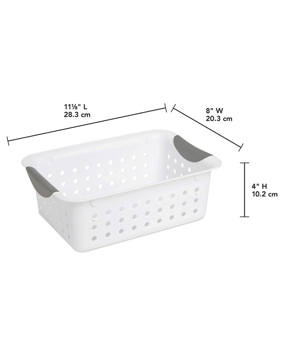 Sterilite Small Ultra Basket White