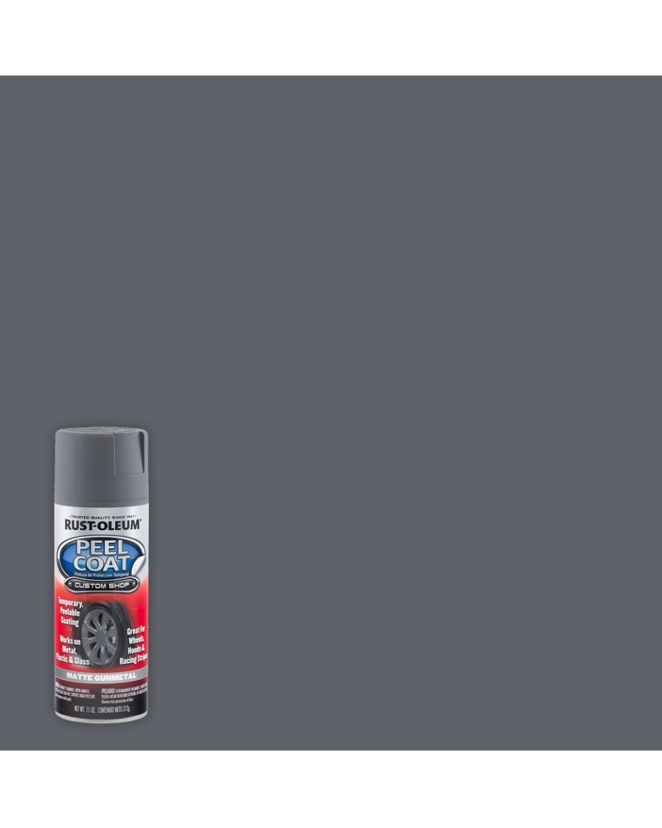 RustOleum Peel Coat Gunmetal 11Oz Matte