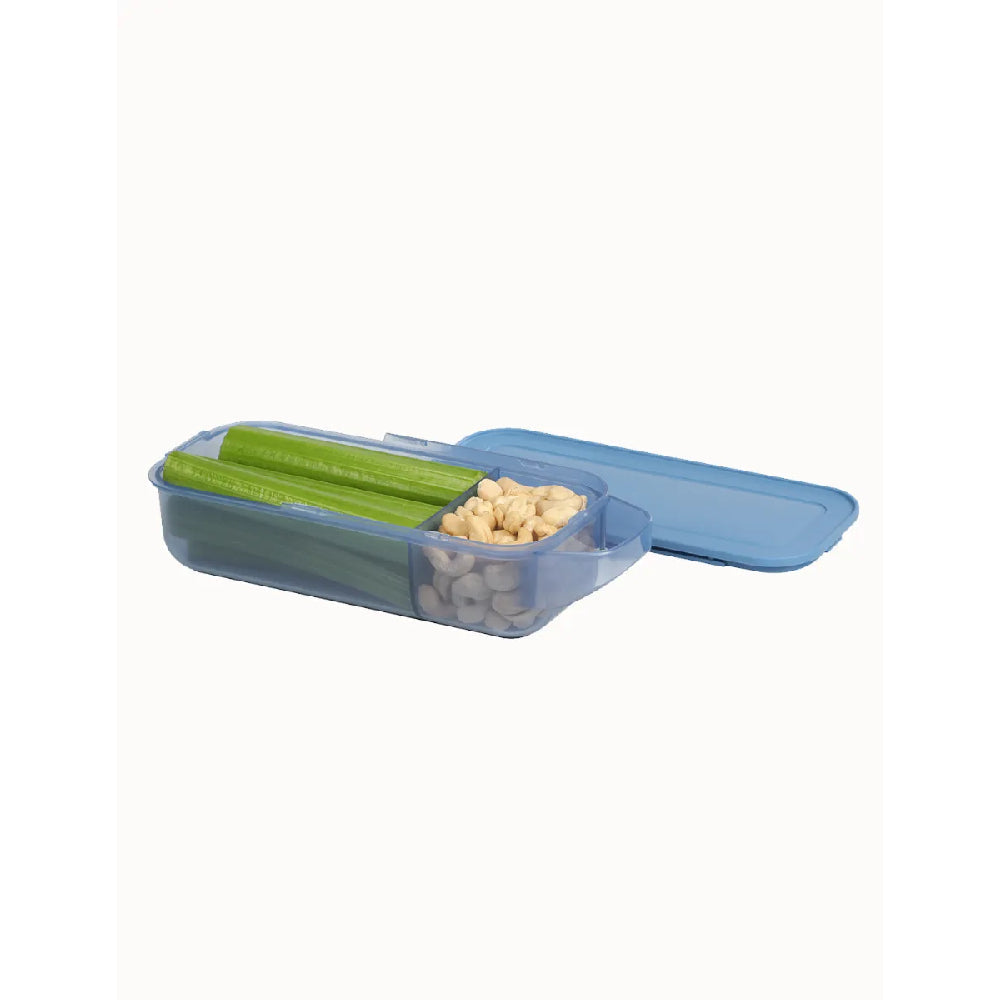 Sistema 445ML Slide and Snack Container Blue